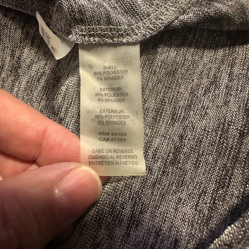 Calvin Klein Metallic Gray Top - Picture 7 of 8